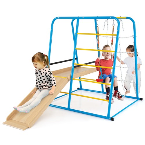 Metal jungle gym with - 6-in-1,