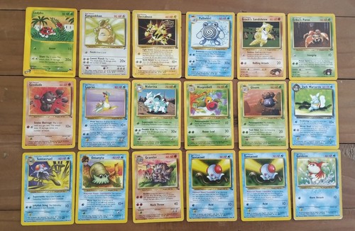 Vintage pokémon cards - vintage,