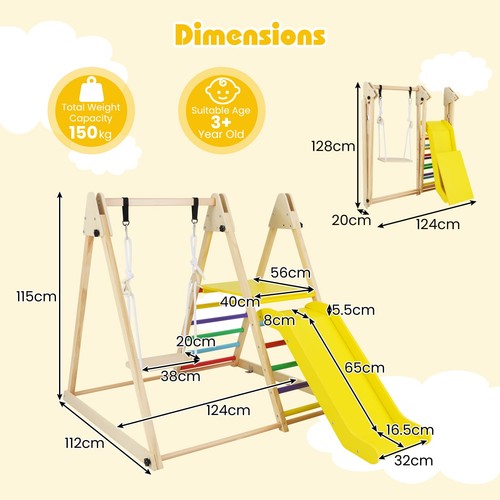Foldable wooden climbing - foldable,