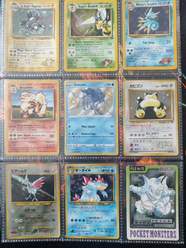 Vintage pokémon cards - pokémon, gym