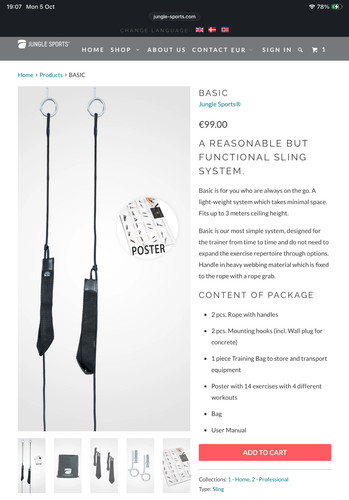 Jungle sports basic sling - jungle,