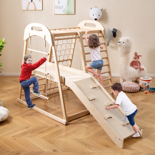 Jungle gym wooden montessori - jungle,