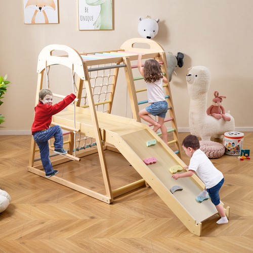 Jungle gym wooden montessori - jungle,