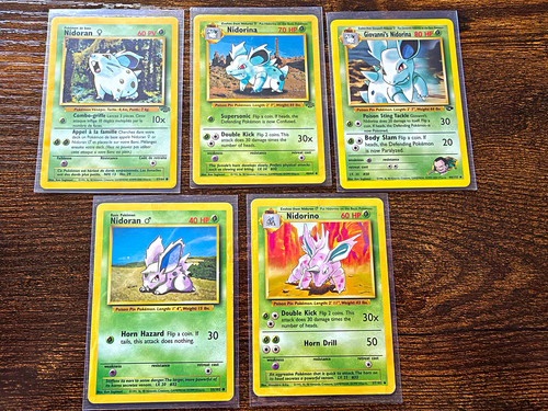 Pokemon tcg wotc nidoran - pokemon,