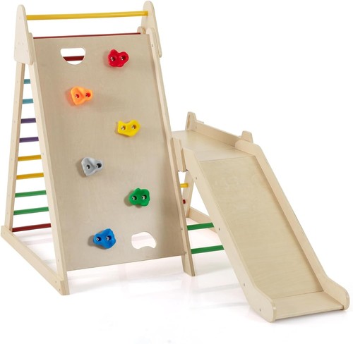 Wooden indoor climbing - in,