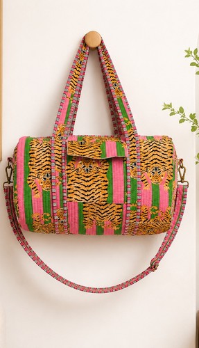 Jungle print quilted cotton - print,