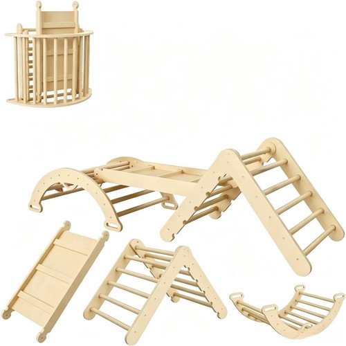 Wooden toddler climbing frame - climbing,