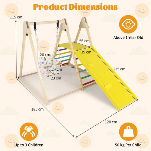 Kids indoor jungle gym - kids, 4-in-1